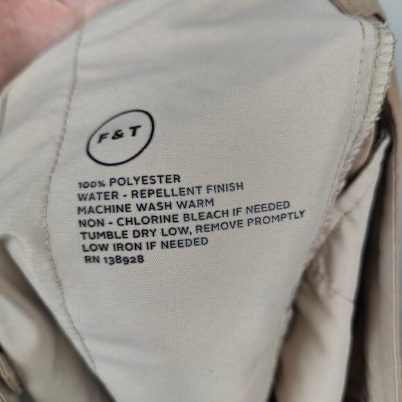 Flint & Tinder 365 Chino Shorts Mens 32 Tan Lightweight Preppy Minimalist FLAWED - Picture 7 of 8